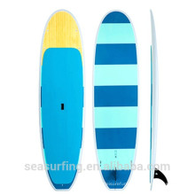 stripe design vivid color Yoga cruise paddle sup motorized surfboards for sale